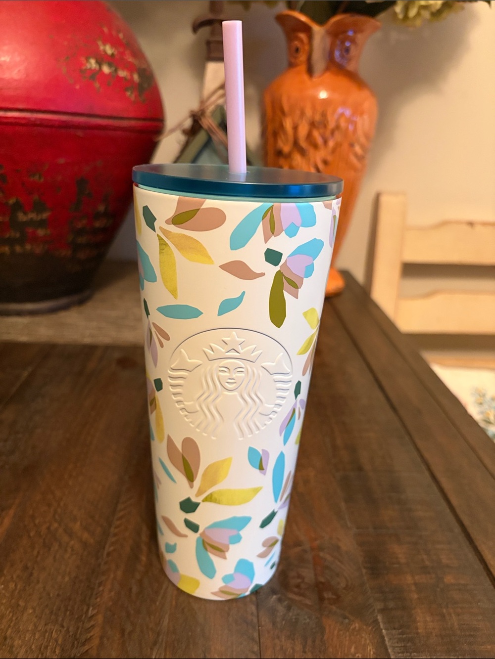 Pretty metal Starbucks tumbler
